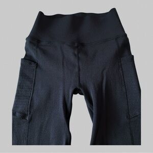 Fabletics Women’s Deep Storm Grey Sculpt Knit Leggings Size S.